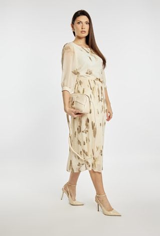 Elegancka sukienka z wzorem