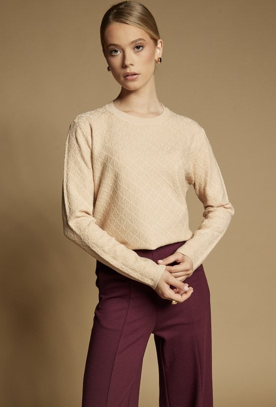 Sweter damski z wiskozą