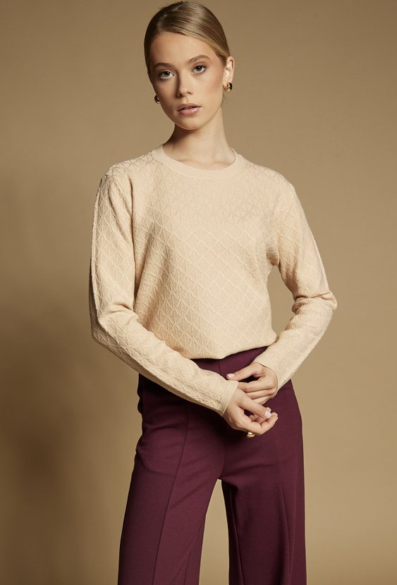 Sweter damski z wiskozą