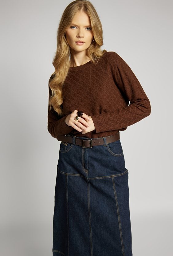 Sweter damski z wiskozą
