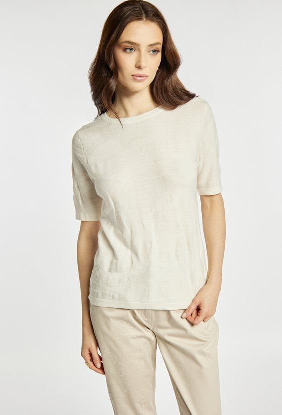 Sweter z krótkim rękawem