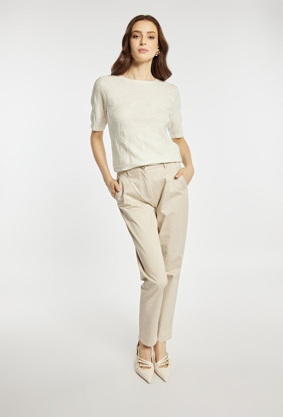 Sweter z krótkim rękawem