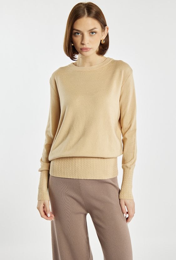 Sweter damski z wiskozą