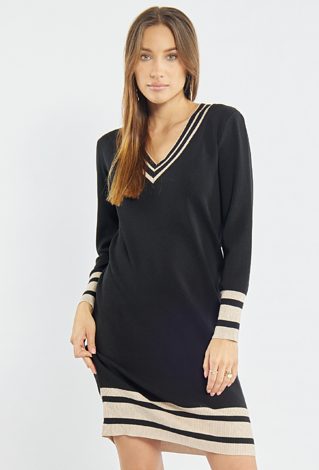 Czarna sukienka damska