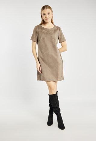 Sukienka mini z haftem