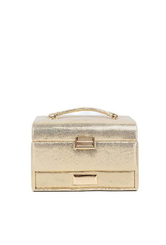 Elegancki kuferek z lusterkiem