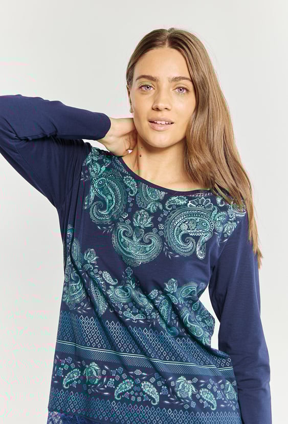 Góra od piżamy z wzorem