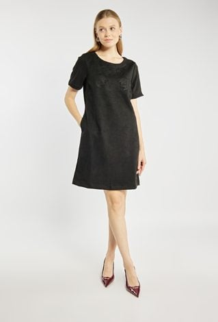 Sukienka mini z haftem