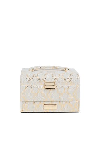 Elegancki kuferek z lusterkiem