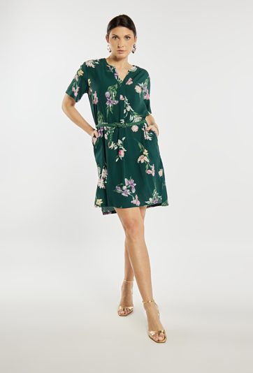 Kwiatowa sukienka na lato