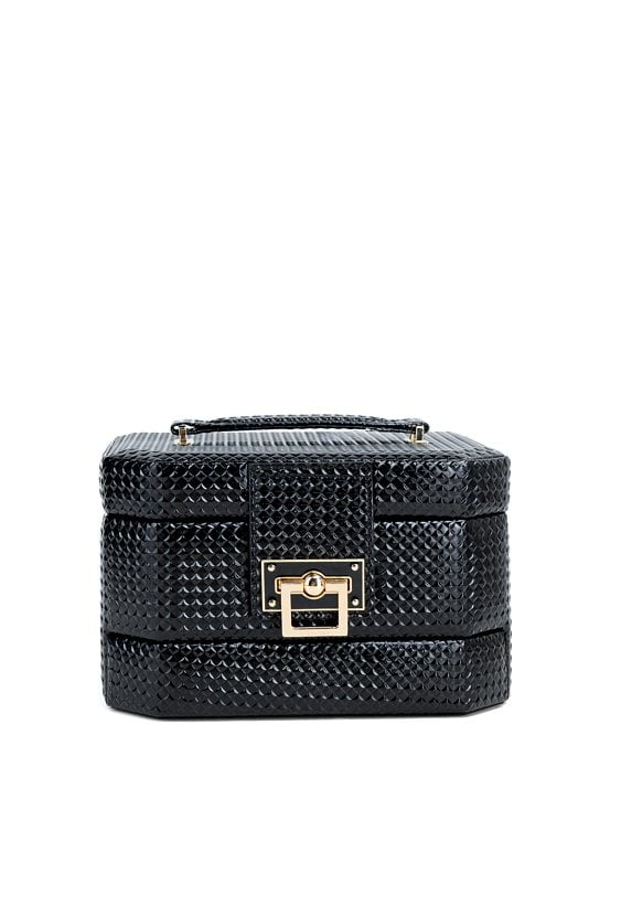 Elegancki kuferek z lusterkiem