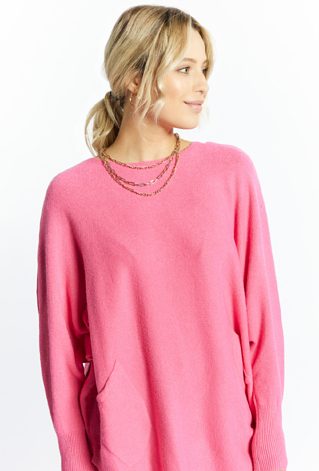 Asymetryczny sweter damski