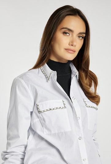 Biała koszula damska