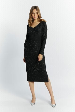 Sukienka damska z cekinami