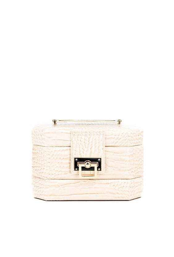 Elegancki kuferek z lusterkiem