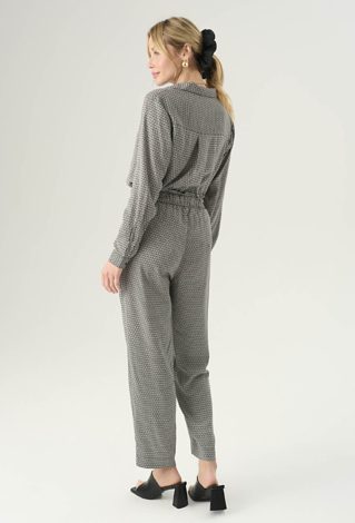 Luźne spodnie z wiskozy