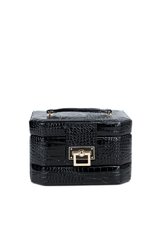 Elegancki kuferek z lusterkiem