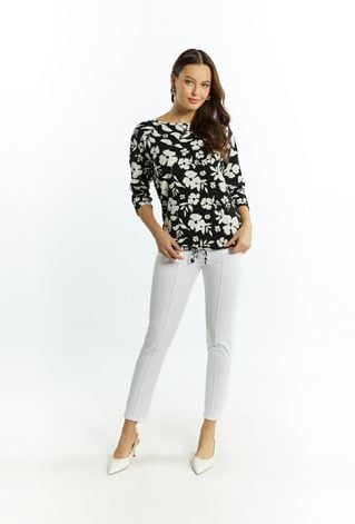 Wzorzysta bluzka damska