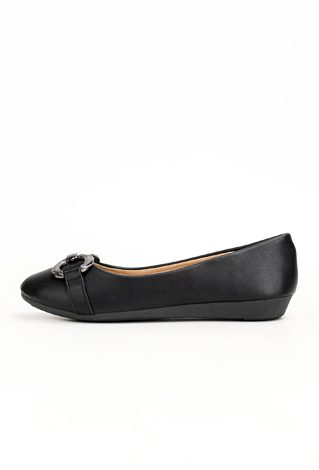 Czarne baleriny VALE