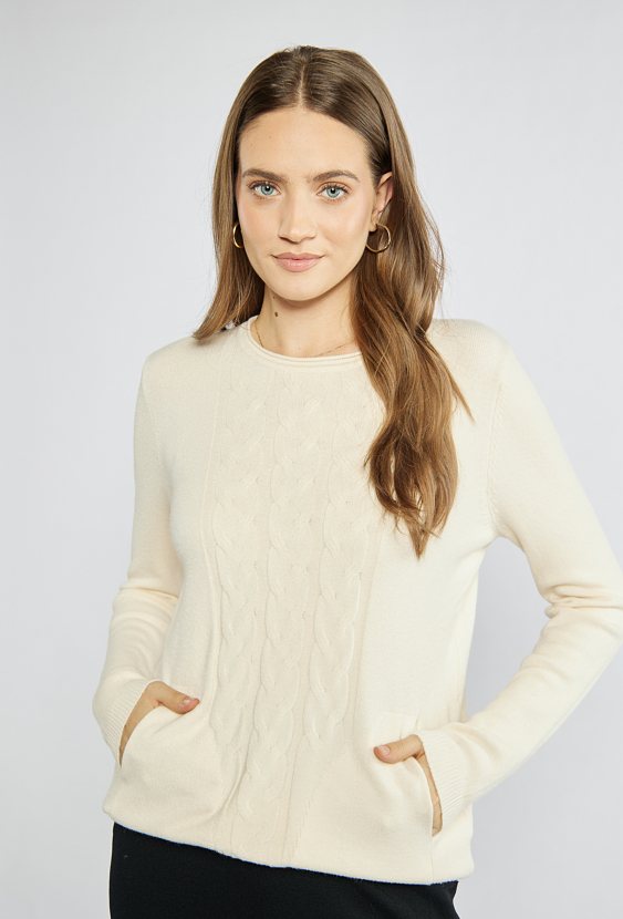Sweter damski z wiskozy