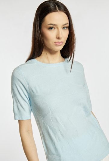 Sweter z krótkim rękawem