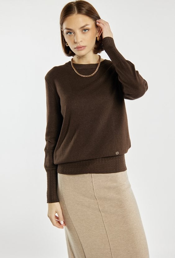 Sweter damski z wiskozą