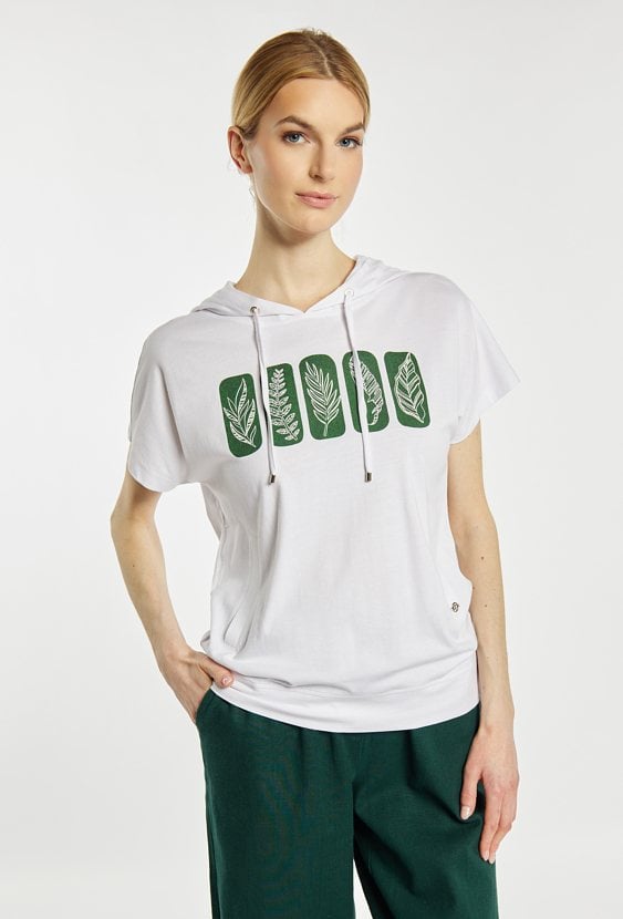 T-shirt z kapturem