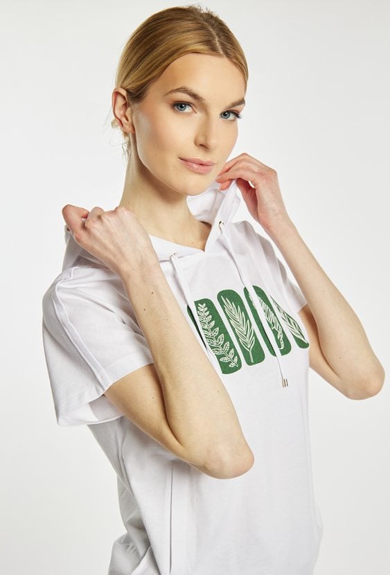 T-shirt z kapturem