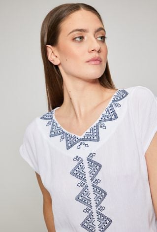 Bluzka damska z ciekawym wzorem