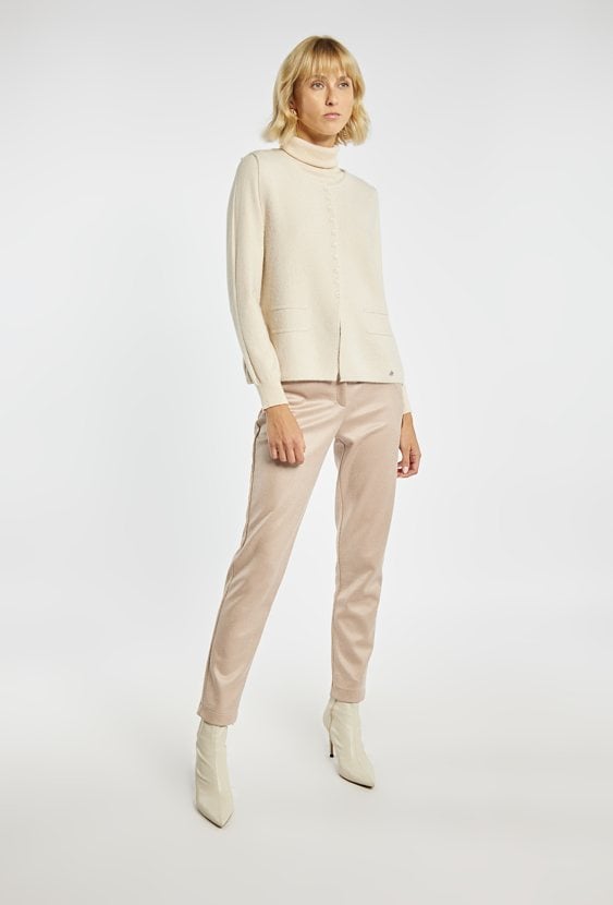 Stylowy sweter bez rękawów