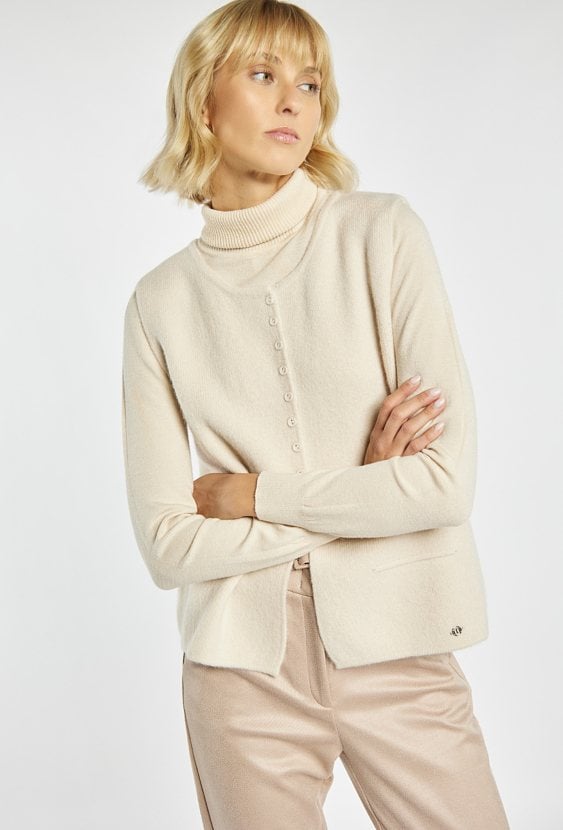 Stylowy sweter bez rękawów