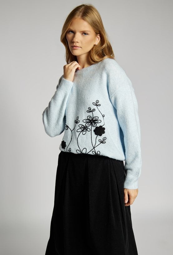 Sweter ze wzorem