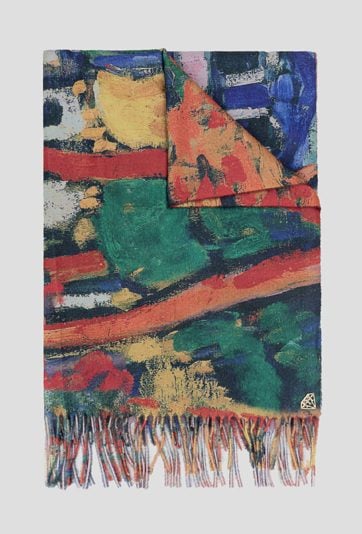 Kolorowy szal damski