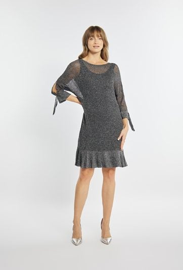 Sukienka midi z siateczki