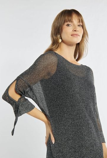 Sukienka midi z siateczki