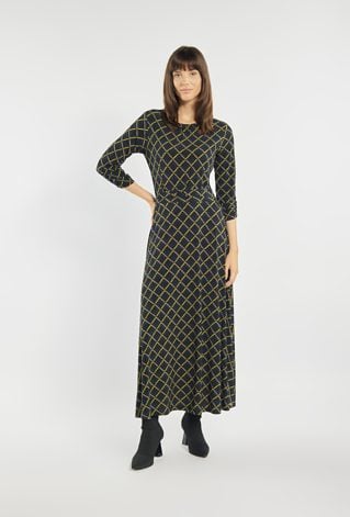 Sukienka maxi z wzorem