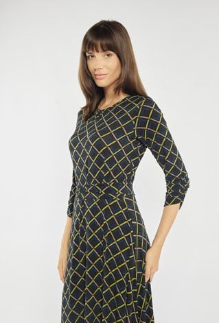 Sukienka maxi z wzorem