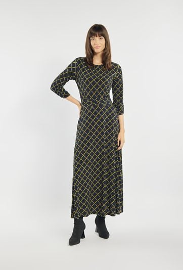 Sukienka maxi z wzorem