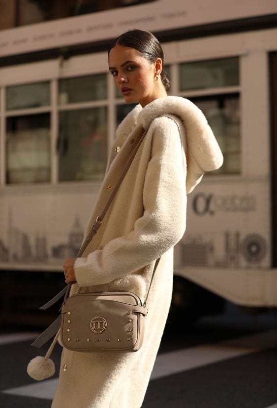 Dwukomorowa torebka damska