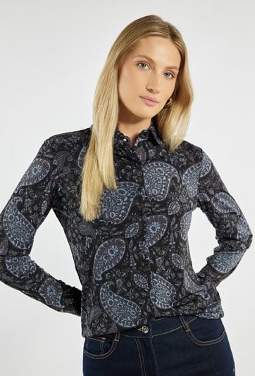 Koszula damska z wzorem