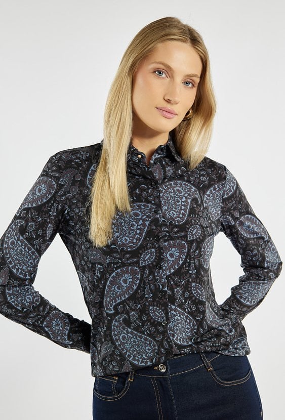 Koszula damska z wzorem