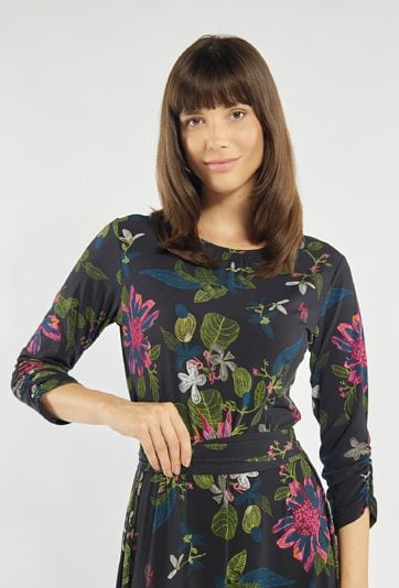 Sukienka maxi z kwiatowym wzorem