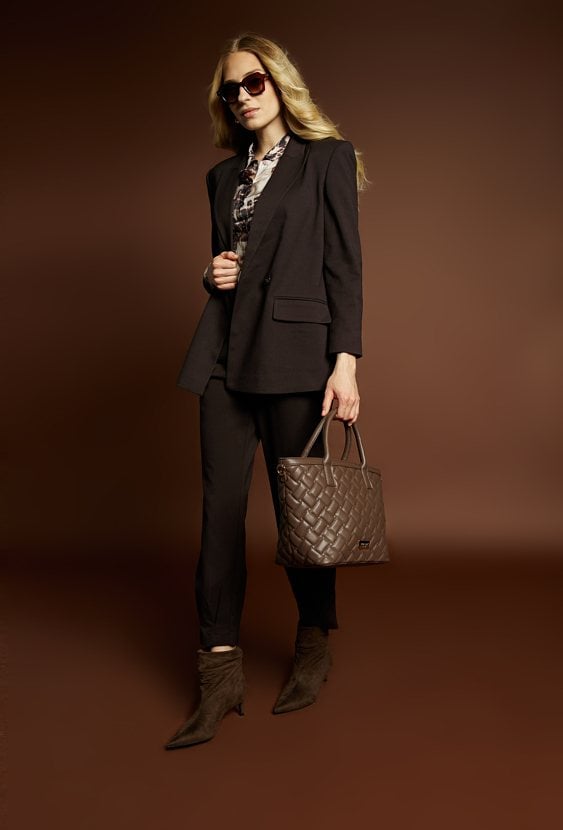 Pikowana torba typu shopper