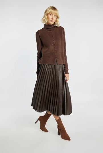 Stylowy sweter bez rękawów