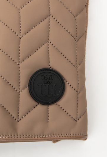 Rękawiczki z ozdobnym szyciem