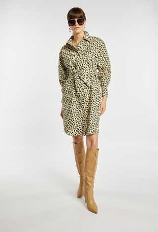 Koszulowa sukienka z bawełny