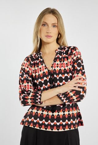 Bluzka damska z wzorem