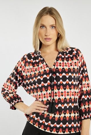 Bluzka damska z wzorem