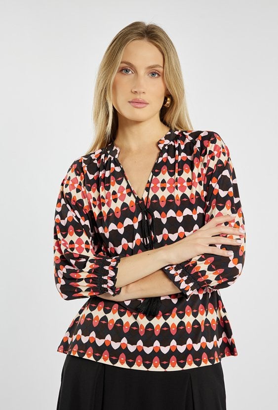 Bluzka damska z wzorem