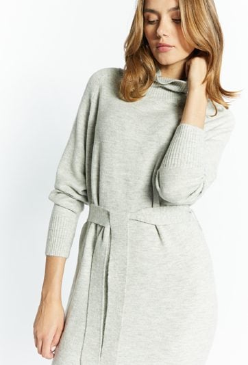 Swetrowa sukienka damska